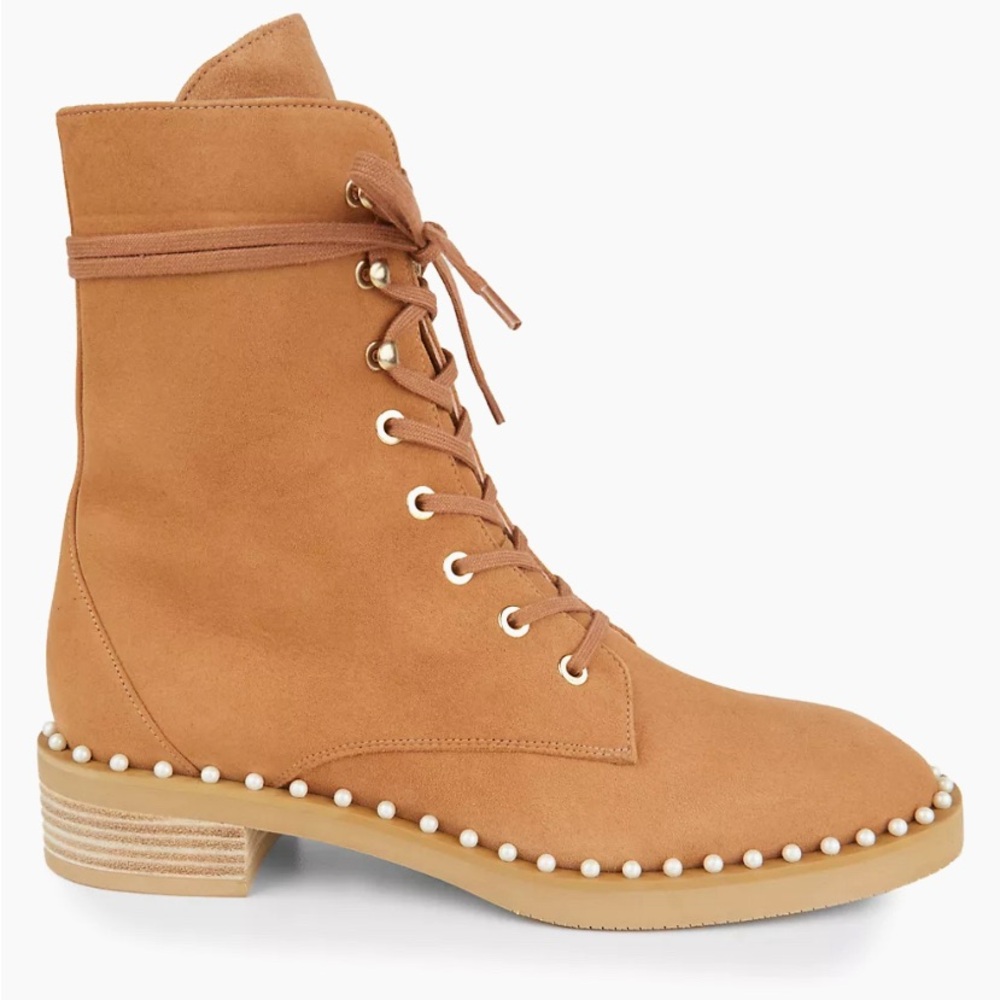 Stuart Weitzman Sondra Pearl Combat Boot